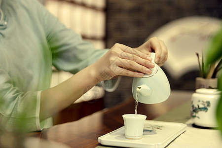 武夷茶文化喝茶采茶叶高清图片