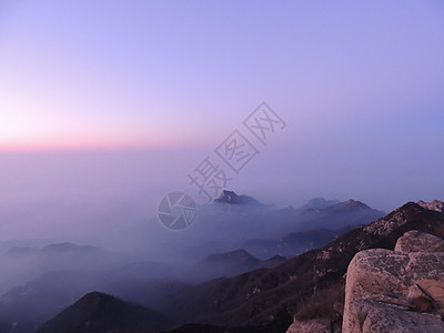 泰山日出背景