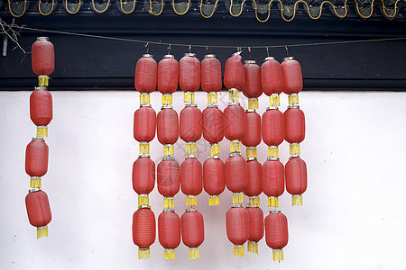 中国风红色灯笼过年春节图片
