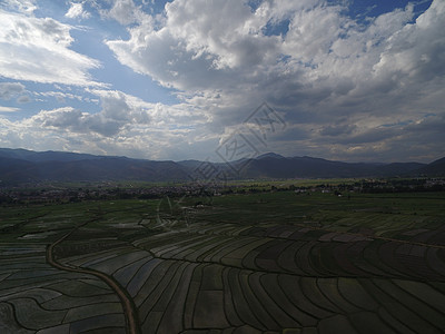 沙溪梯田背景图片