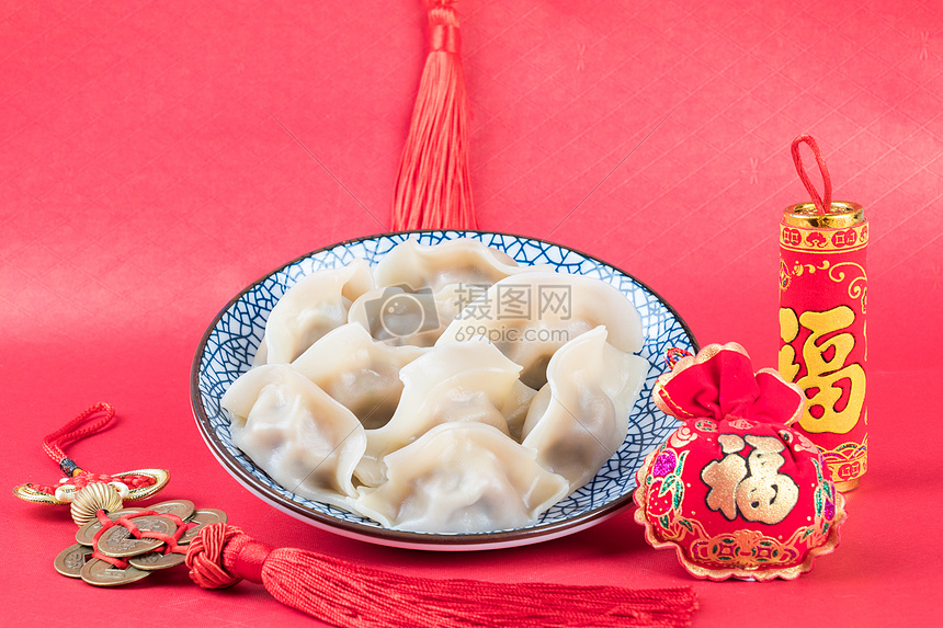 新年过年传统美食水饺图片