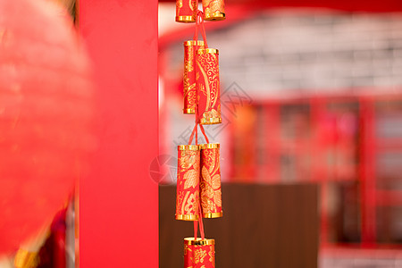 福袋元素春节红火素材背景