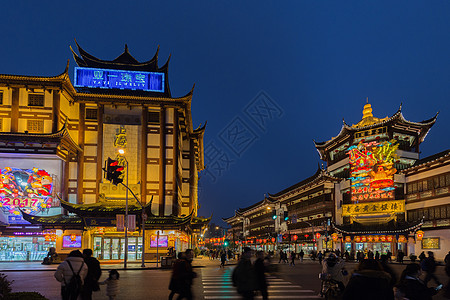 中国新年春节灯会夜景图片