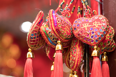 传统节日元素传统工艺香囊挂饰背景