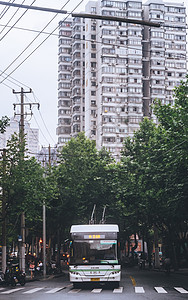 城市交通外滩夜景图片