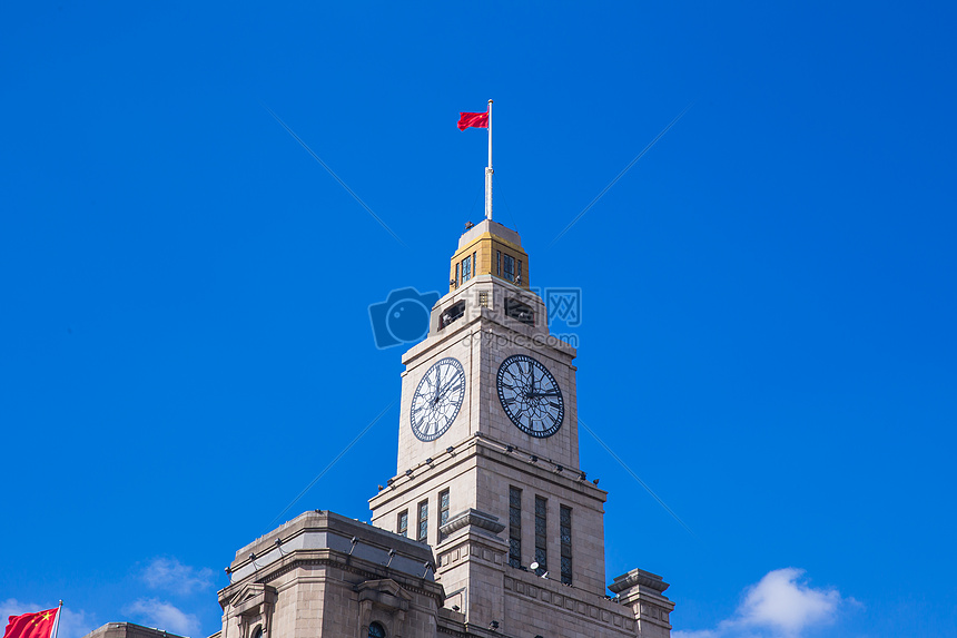 上海建筑国外设计外滩钟楼图片