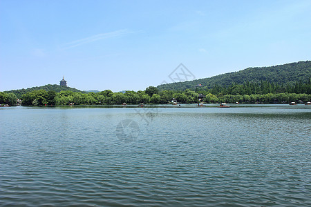 西湖风景图片