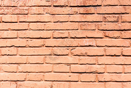 红色水泥砖墙背景背景图片