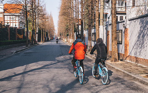 街道路人背景背景图片