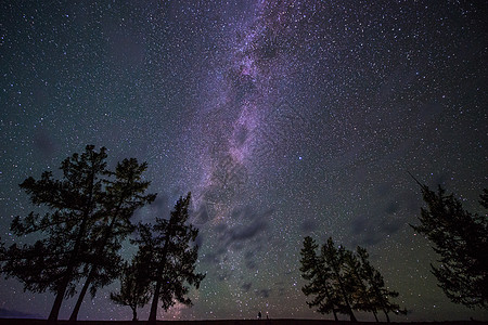 佛山剪影星空背景