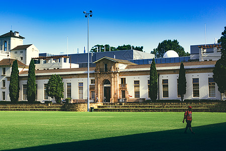 学校餐厅澳大利亚高等学府背景