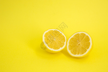 蔬果手绘柠檬背景