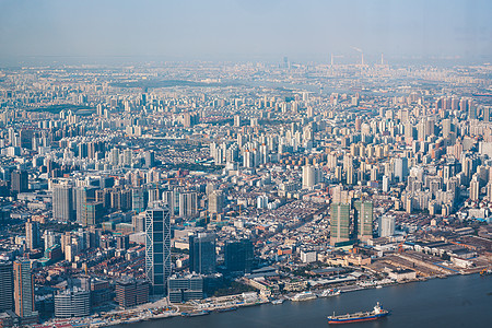 摩天大楼夜景上海城市夜景俯拍背景