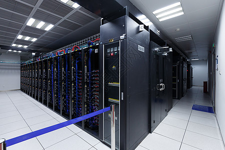 服务器机架和数据线安全高清图片素材