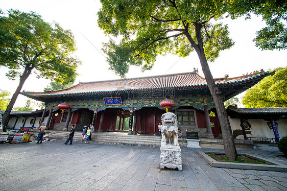 晋祠风景图片