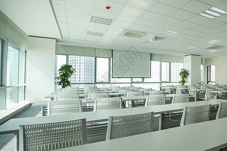室内设计PPT企业培训室 办公室 教室 会议室背景