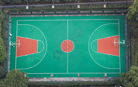 运动 篮球场 微缩景观背景图片
