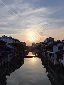 夕阳背景图片