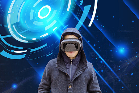 VR技术背景图片
