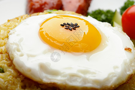 鸡蛋包装煎蛋背景