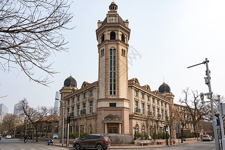 广场背景天津欧式建筑拍摄背景