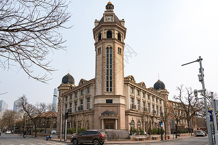 天津欧式建筑拍摄背景图片