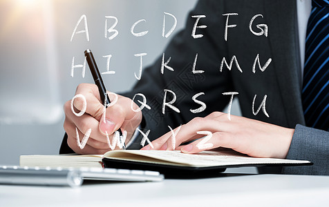 手写字母手写英文字母设计图片