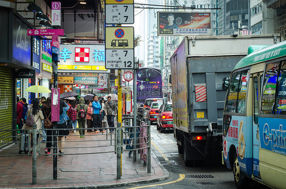 香港街头人文风光图片