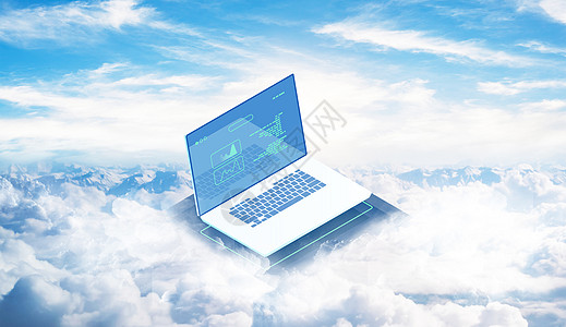 云上的科技科技元素高清图片