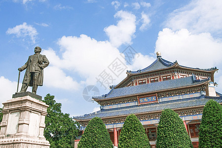 孙中山像清明踏青——缅怀孙中山背景