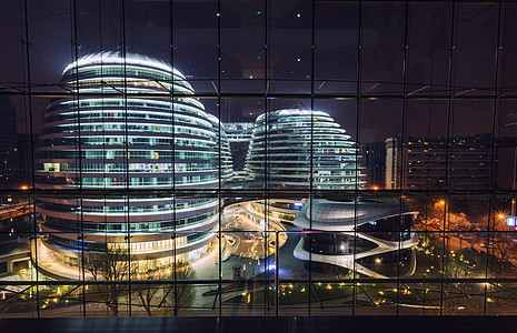 北京银河SOHO建筑摄影图片