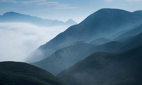 山脉绵延山脉高清图片