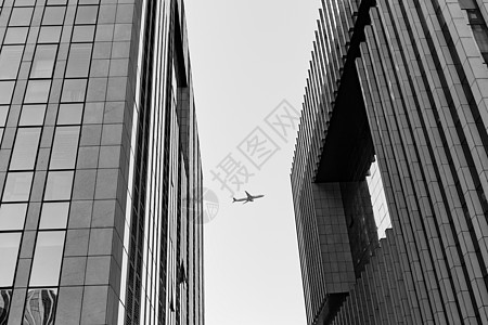 飞机建筑创意纪实摄影图片