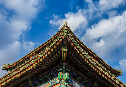 中国皇家古建筑历史建筑背景图片