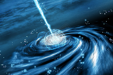 高科技现代地球风暴图片