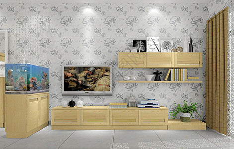 现代简约家装客厅电视背景墙背景图片