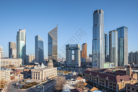 城市建筑银行建筑高清图片