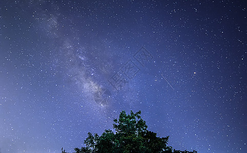 夏季的星空图片