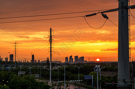 夕阳图片