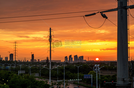 夕阳图片