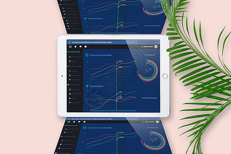 ipad数据背景图片