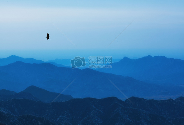 深邃蓝高清图库