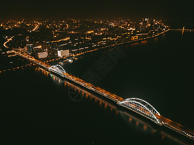 金洲大桥城市桥梁夜景背景