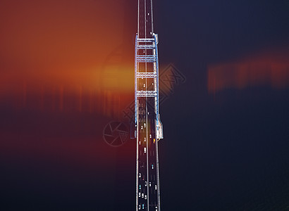 金洲大桥大桥俯拍 图形化背景