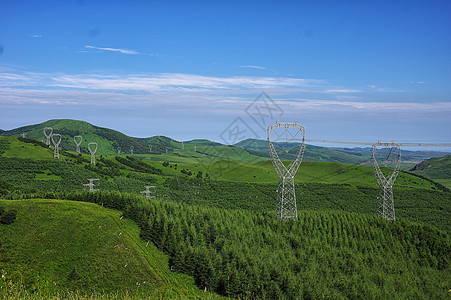铁塔森林能源高清图片素材