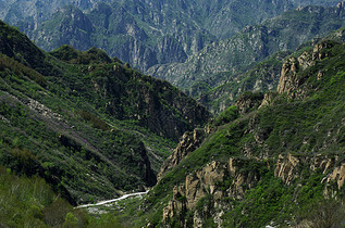 神仙山 出山路图片