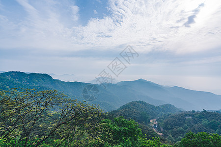 莫干山顶峰拍摄图片