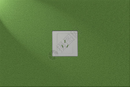 绿色环保插座背景图片