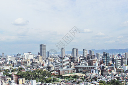 城市活动大阪城背景