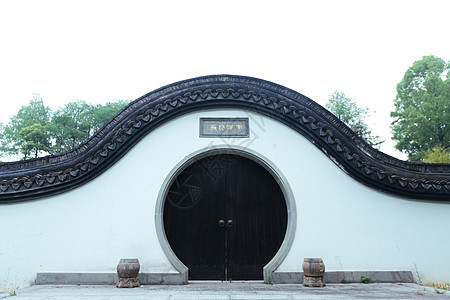 杭州植物园建筑大门图片